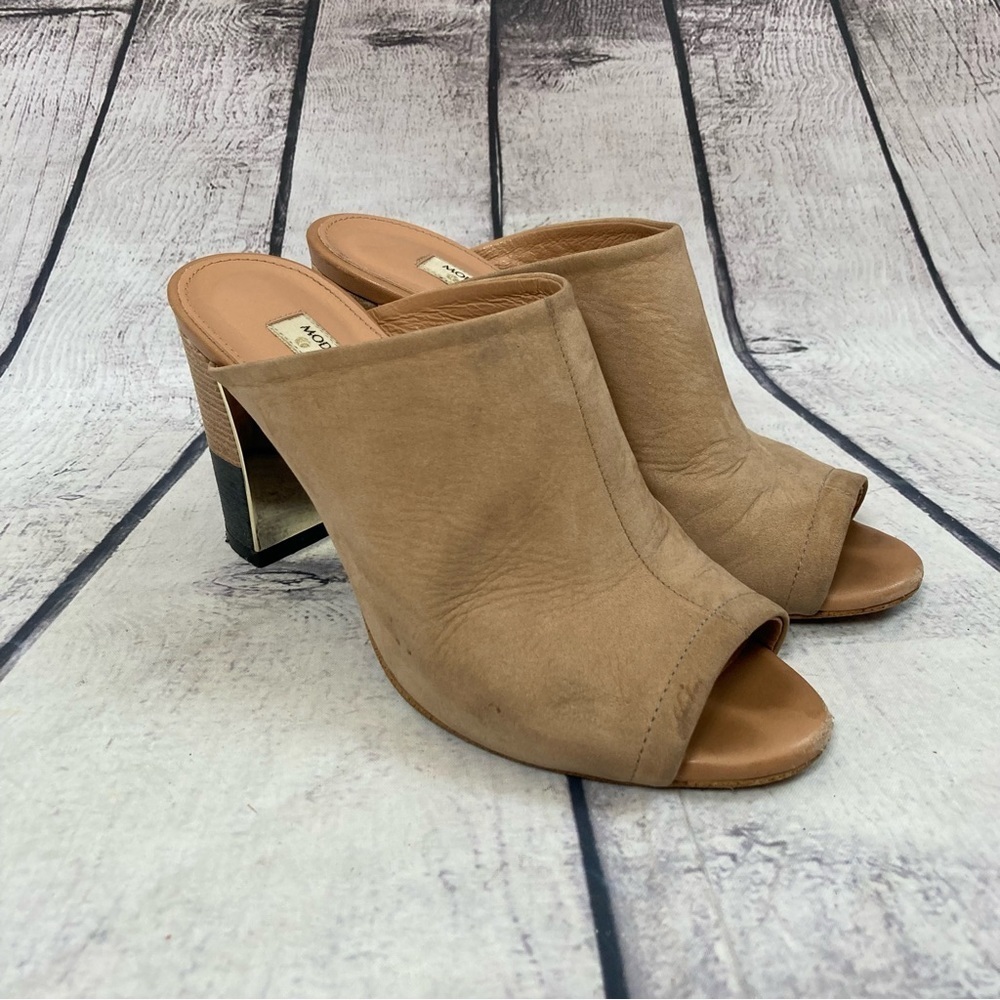 Mode Et Jacomo‎ Carina Ltd Leather Pumps Size 6.5 beige